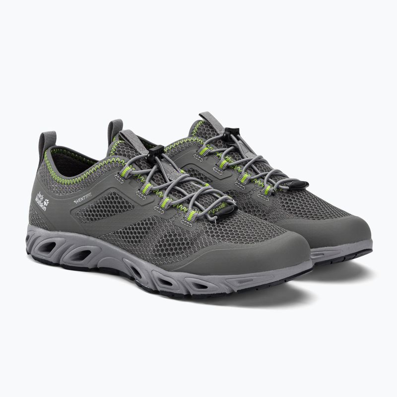 Buty turystyczne męskie Jack Wolfskin Breezer Vent Low grey/lime 4