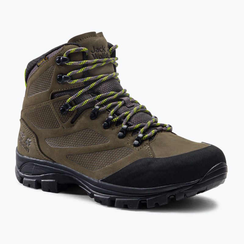 Buty trekkingowe męskie Jack Wolfskin Rebellion Texapore Mid khaki/phantom