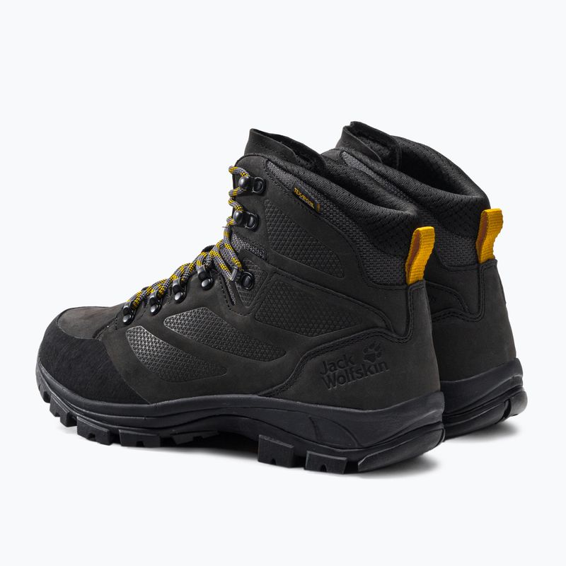 Buty trekkingowe męskie Jack Wolfskin Rebellion Texapore Mid phantom/burly yellow xt 3