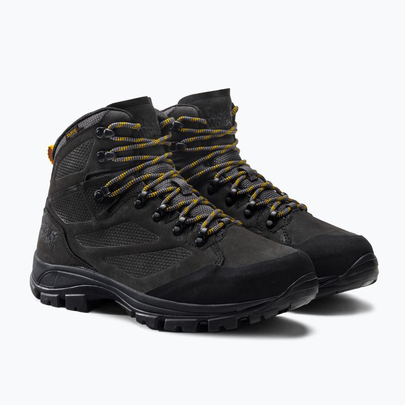 Buty trekkingowe męskie Jack Wolfskin Rebellion Texapore Mid phantom/burly yellow xt 5