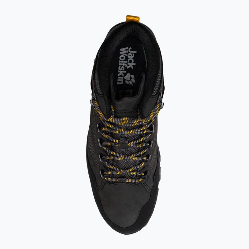 Buty trekkingowe męskie Jack Wolfskin Rebellion Texapore Mid phantom/burly yellow xt 6