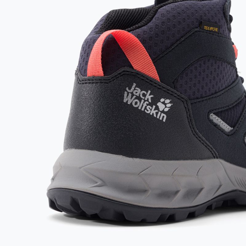 Buty trekkingowe damskie Jack Wolfskin Woodland 2 Texapore dark blue/pink 7