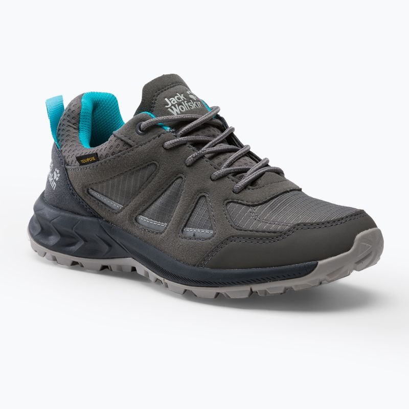 Buty trekkingowe damskie Jack Wolfskin Woodland 2 Texapore grey/light blue