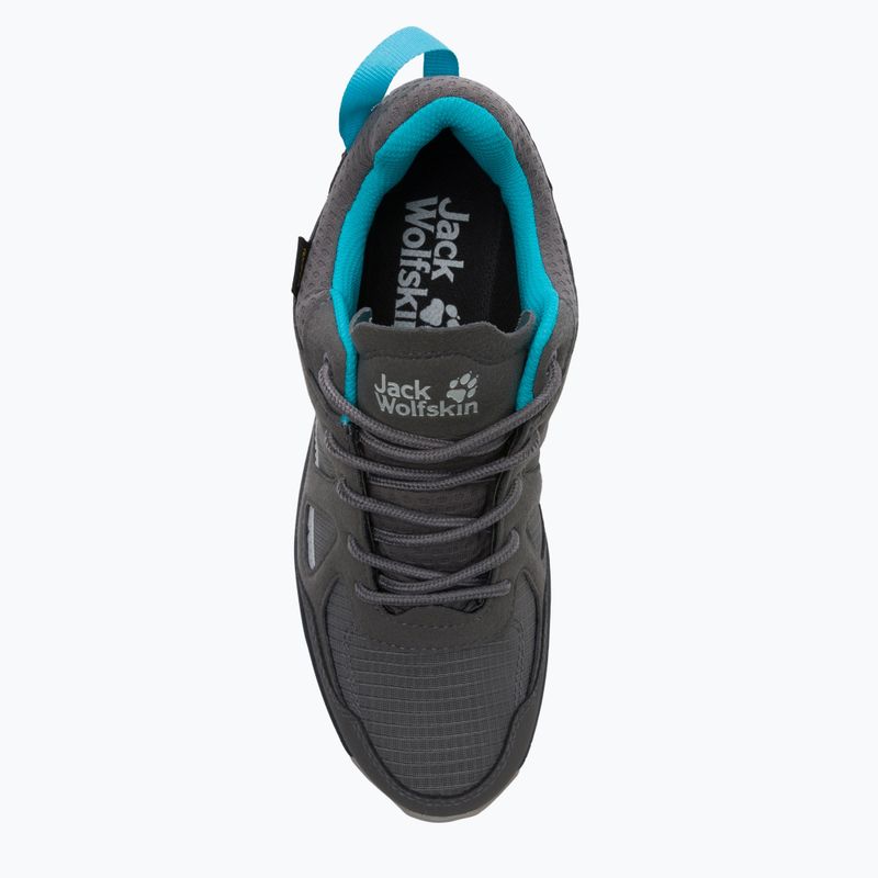 Buty trekkingowe damskie Jack Wolfskin Woodland 2 Texapore grey/light blue 6