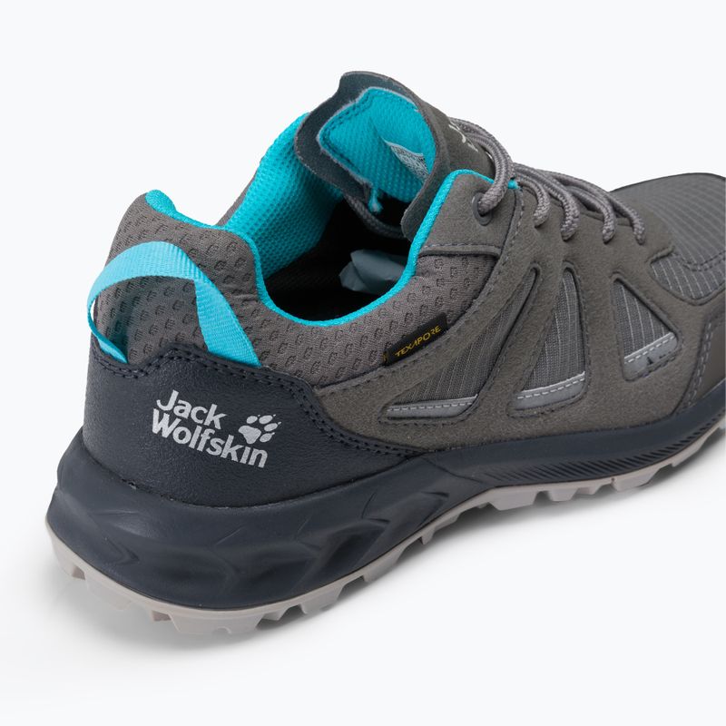 Buty trekkingowe damskie Jack Wolfskin Woodland 2 Texapore grey/light blue 7