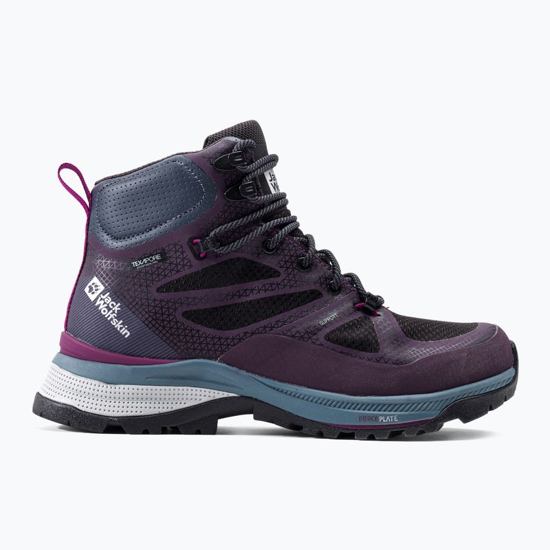 Buty trekkingowe damskie Jack Wolfskin Force Striker Texapore Mid purple/grey 2