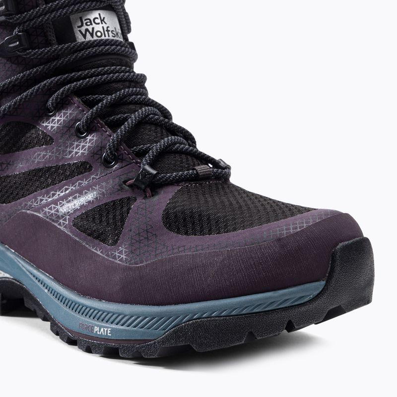 Buty trekkingowe damskie Jack Wolfskin Force Striker Texapore Mid purple/grey 7