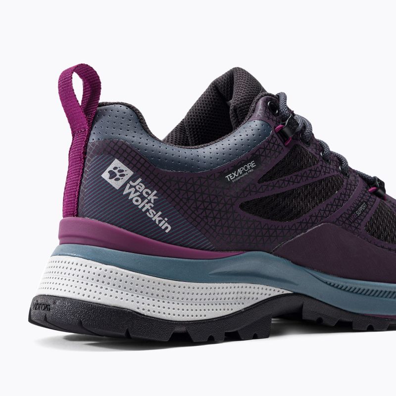 Buty trekkingowe damskie Jack Wolfskin Force Striker Texapore Low purple/grey 8