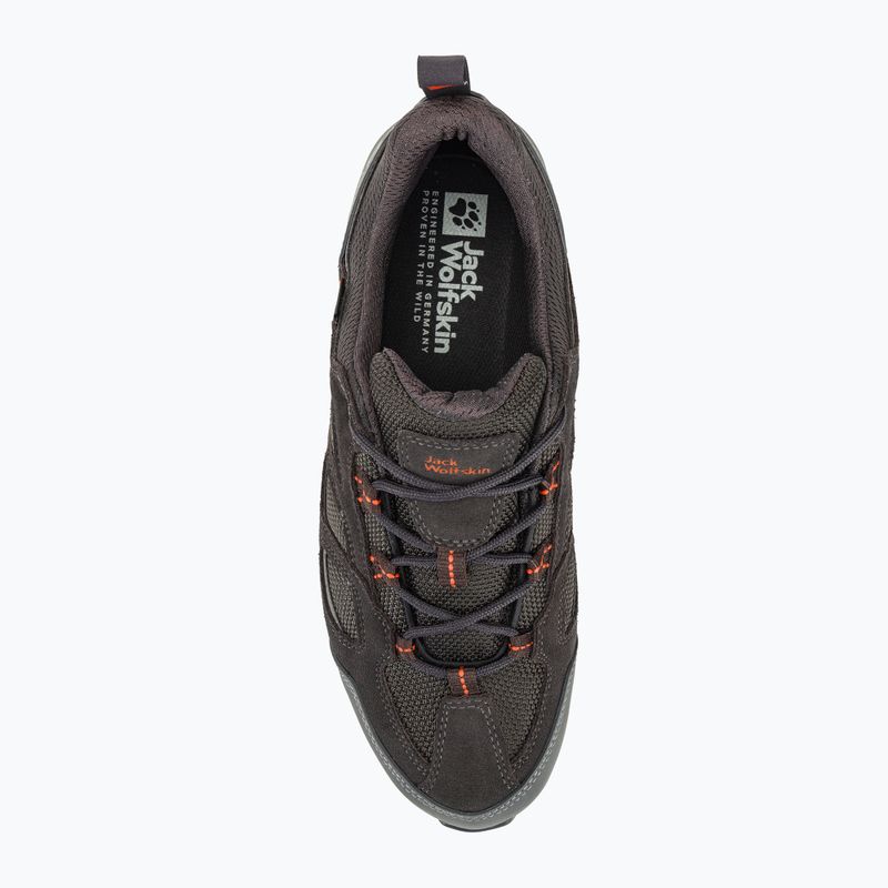 Buty trekkingowe męskie Jack Wolfskin Vojo 3 Texapore Low grey/orange 6