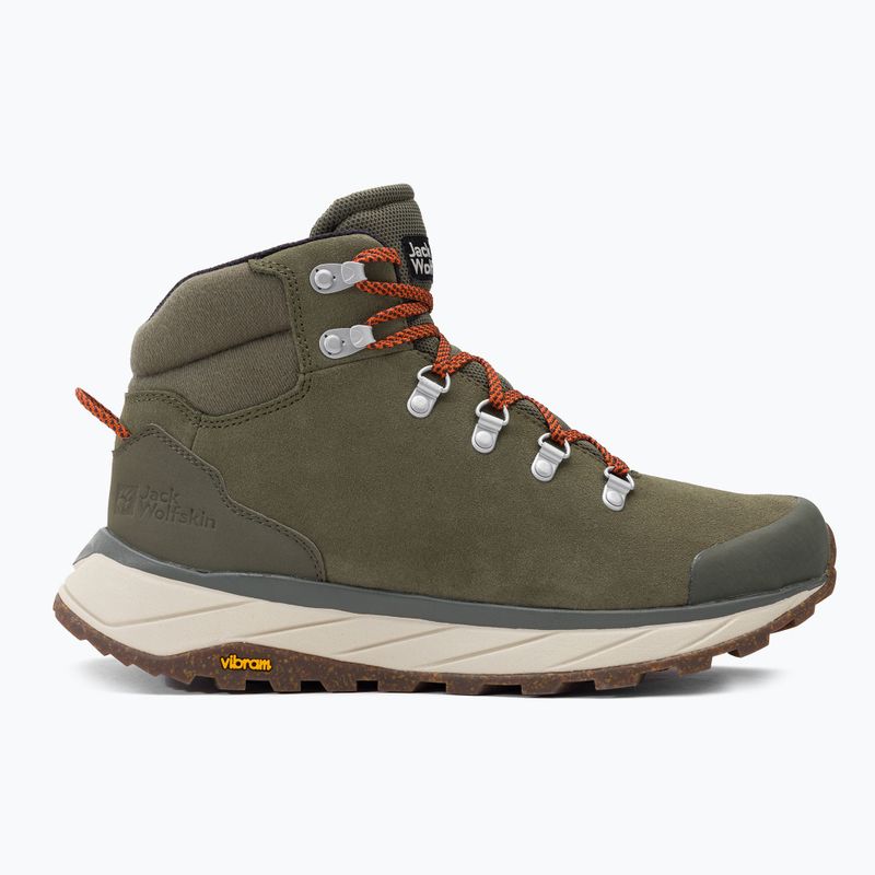 Buty turystyczne męskie Jack Wolfskin Terraventure Urban Mid khaki/orange 2