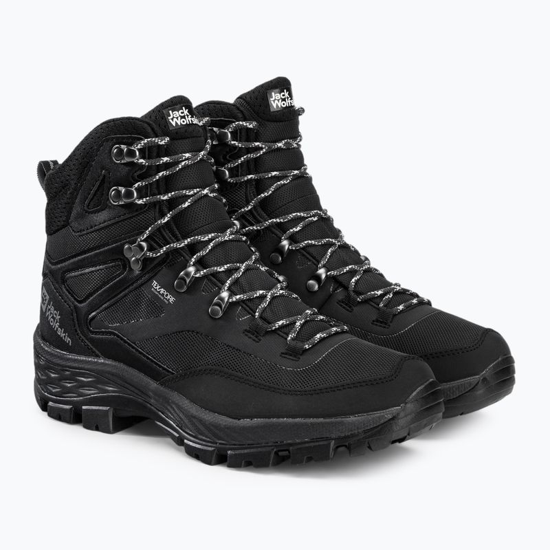 Buty trekkingowe męskie Jack Wolfskin Rebellion Guide Texapore Mid black 5