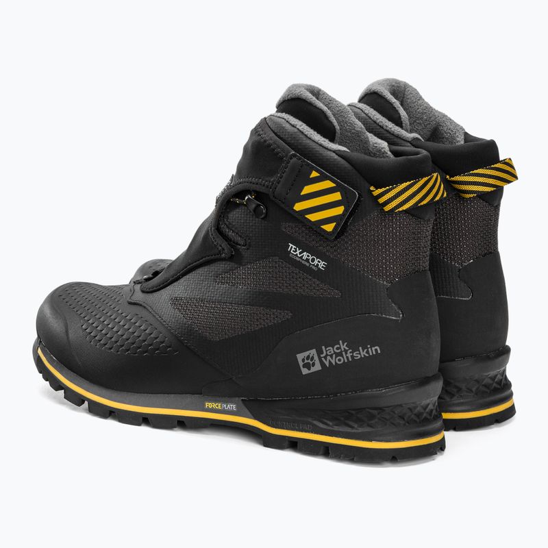 Buty trekkingowe męskie Jack Wolfskin 1995 Series Texapore Mid black/burly yellow xt 3