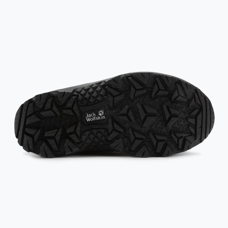 Buty trekkingowe dziecięce Jack Wolfskin Vojo Lt Texapore Mid black/burly yellow xt 5