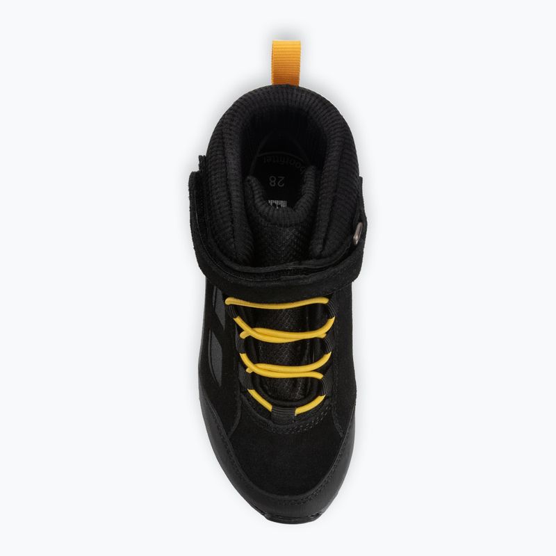 Buty trekkingowe dziecięce Jack Wolfskin Vojo Lt Texapore Mid black/burly yellow xt 6