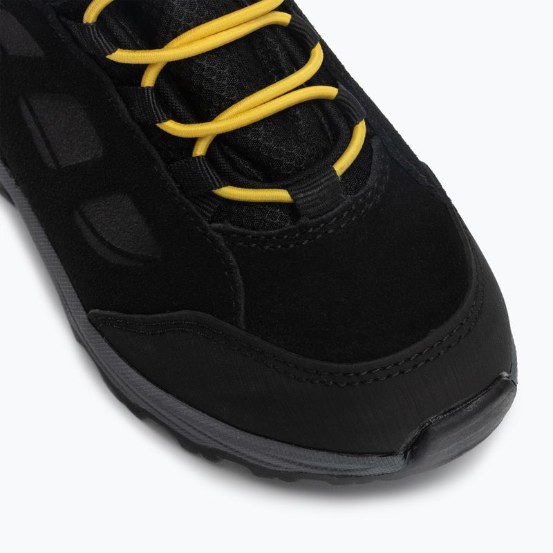 Buty trekkingowe dziecięce Jack Wolfskin Vojo Lt Texapore Mid black/burly yellow xt 9