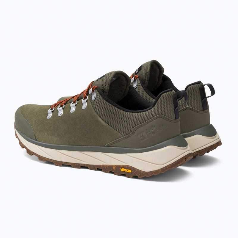 Buty turystyczne męskie Jack Wolfskin Terraventure Urban Low khaki/orange 3