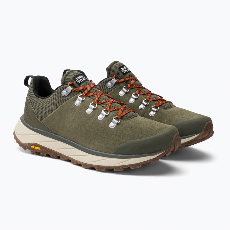 Buty turystyczne męskie Jack Wolfskin Terraventure Urban Low khaki/orange 4