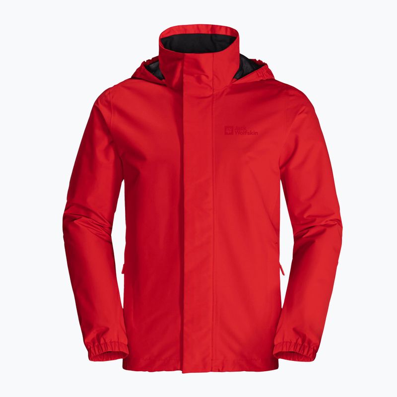 Kurtka przeciwdeszczowa męska Jack Wolfskin Stormy Point 2L adrenaline red 8