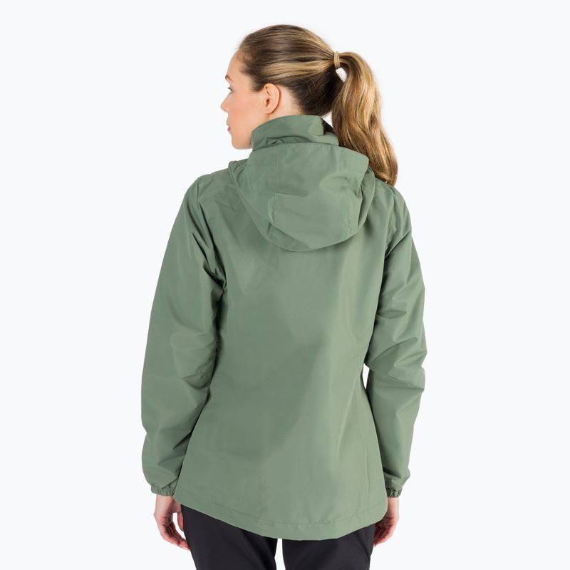Kurtka przeciwdeszczowa damska Jack Wolfskin Stormy Point 2L hedge green 4