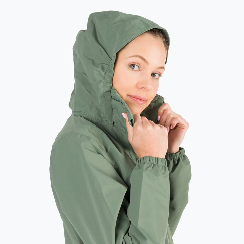 Kurtka przeciwdeszczowa damska Jack Wolfskin Stormy Point 2L hedge green 7