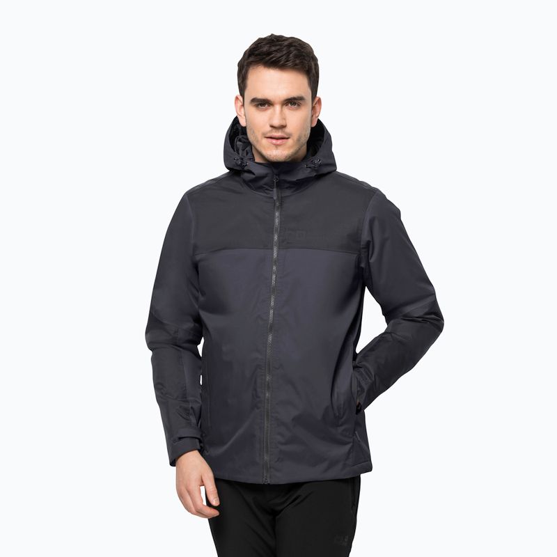 Kurtka zimowa męska Jack Wolfskin Jasper Ins ebony