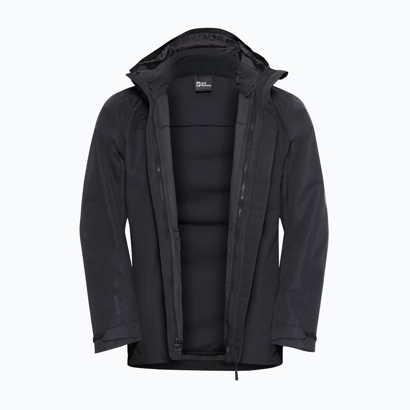 Kurtka 3w1 męska Jack Wolfskin Taubenberg 3In1 black 13