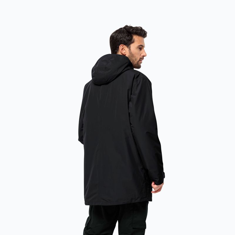 Kurtka zimowa męska Jack Wolfskin Winterlager Parka black 2