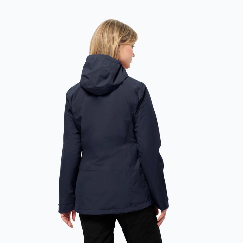 Kurtka 3w1 damska Jack Wolfskin Moonrise 3In1 night blue 2
