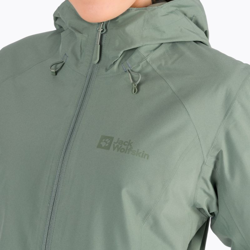 Kurtka ocieplana damska Jack Wolfskin Heidelstein Ins hedge green 5