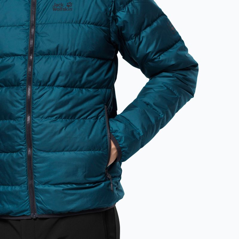 Kurtka puchowa męska Jack Wolfskin Helium blue coral 4