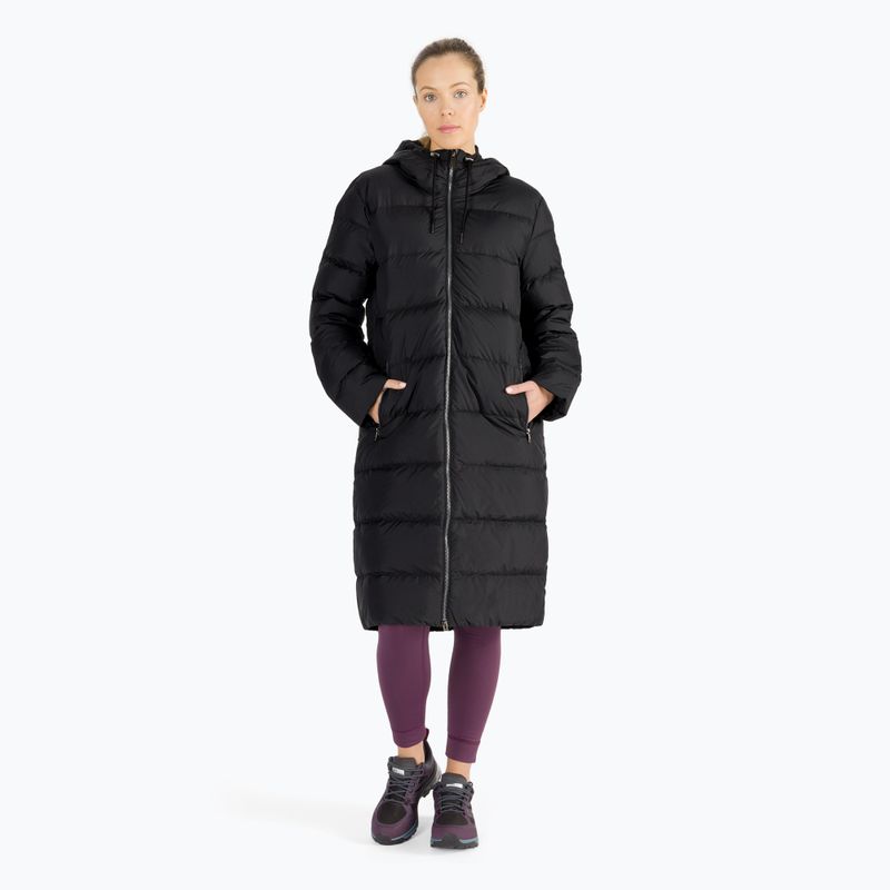 Płaszcz puchowy damski Jack Wolfskin Frozen Palace black 2