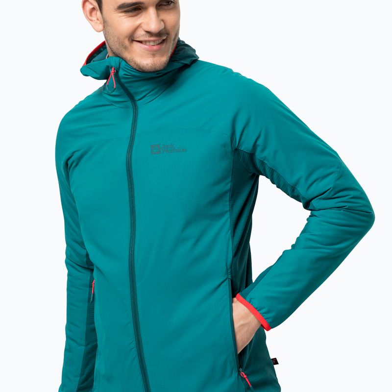 Kurtka męska Jack Wolfskin Alpspitze Ins Hoody bay blue