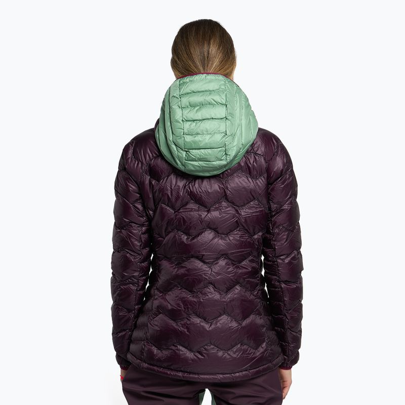 Kurtka puchowa damska Jack Wolfskin Alpspitze Down Hoody grapevine 4