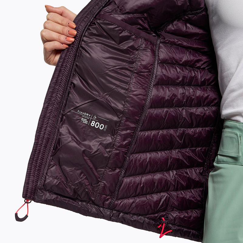 Kurtka puchowa damska Jack Wolfskin Alpspitze Down Hoody grapevine 7