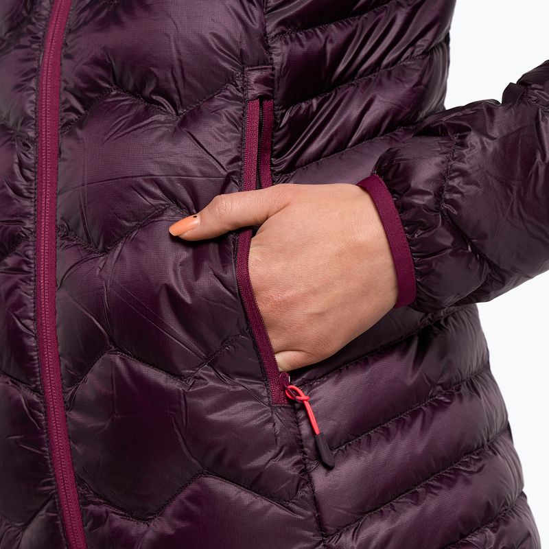 Kurtka puchowa damska Jack Wolfskin Alpspitze Down Hoody grapevine 8