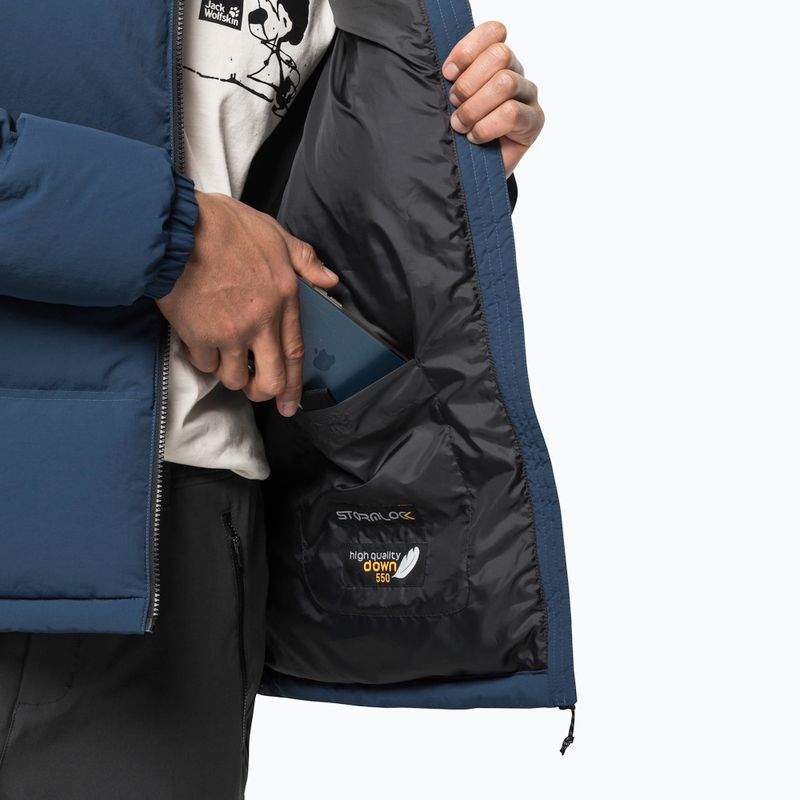 Kurtka puchowa męska Jack Wolfskin Alex Down thunder blue 5