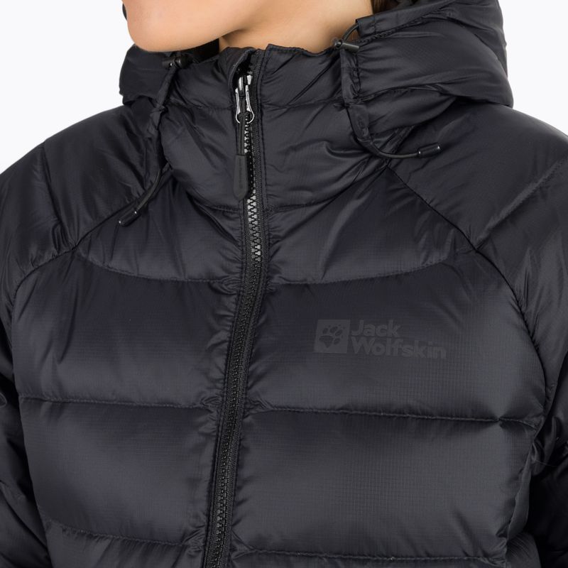 Kurtka puchowa damska Jack Wolfskin Nebelhorn Down Hoody black 6