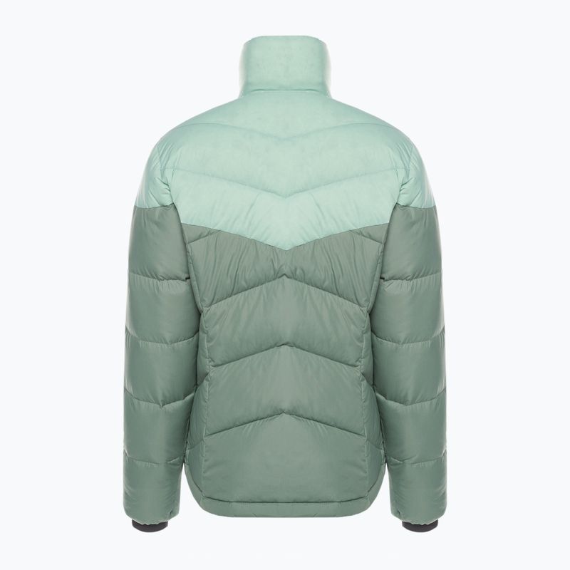 Kurtka puchowa damska Jack Wolfskin Herzberg Down hedge green 2