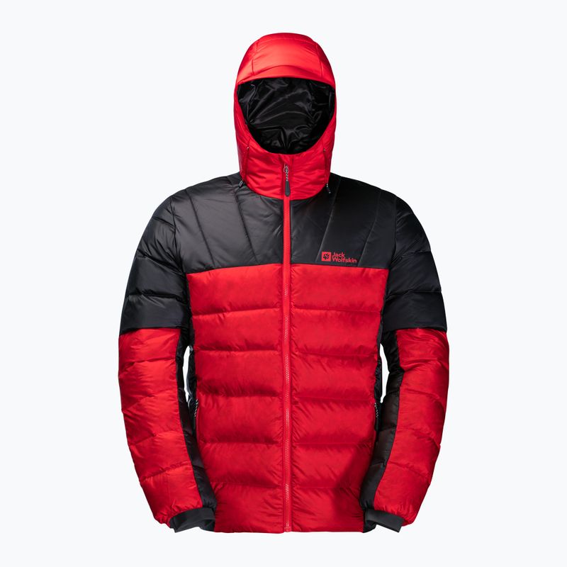 Kurtka puchowa męska Jack Wolfskin Nebelhorn Down Hoody adrenaline red 8