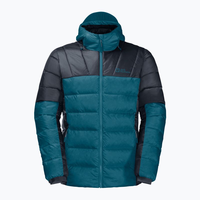 Kurtka puchowa męska Jack Wolfskin Nebelhorn Down Hoody blue coral 6