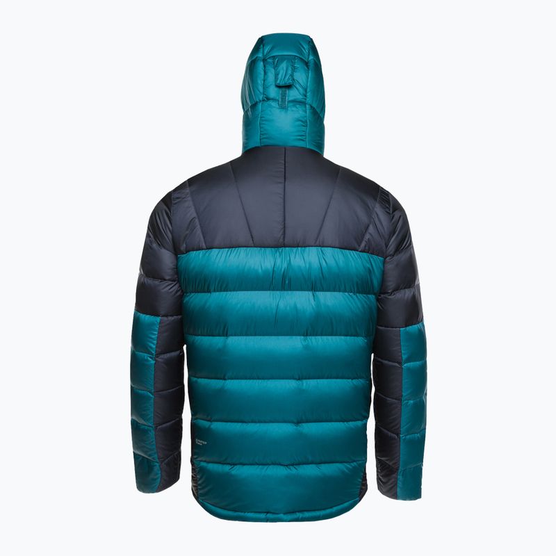 Kurtka puchowa męska Jack Wolfskin Nebelhorn Down Hoody blue coral 2