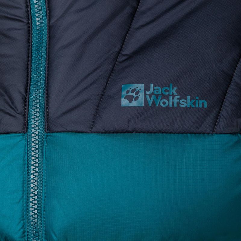 Kurtka puchowa męska Jack Wolfskin Nebelhorn Down Hoody blue coral 3