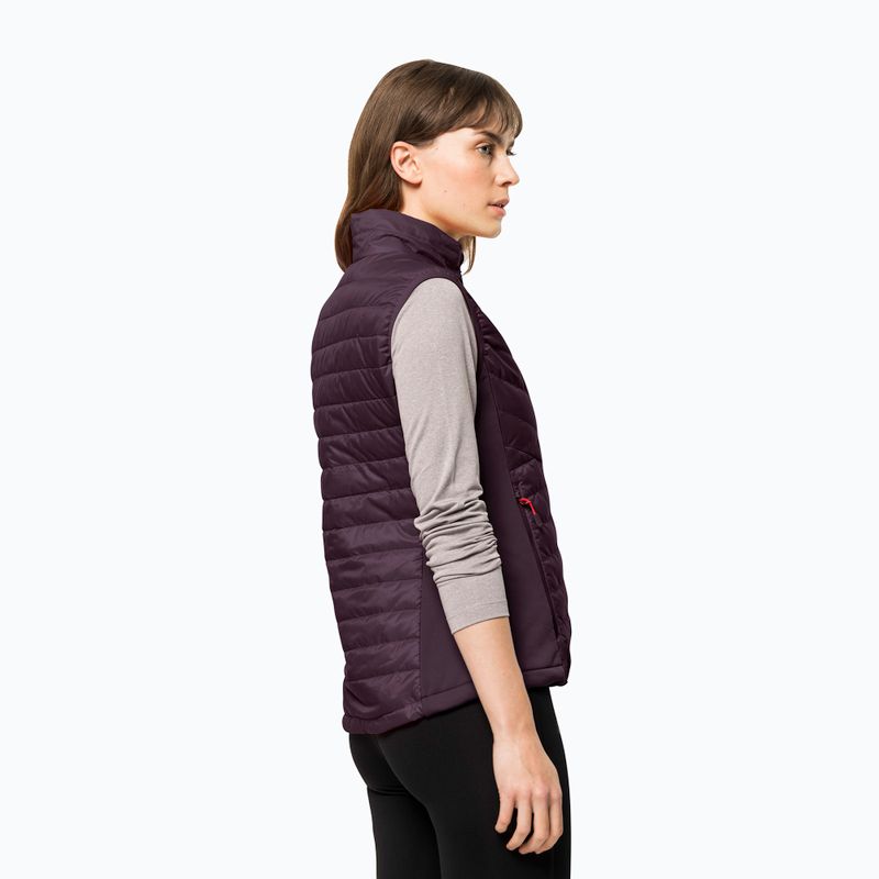 Bezrękawnik trekkingowy damski Jack Wolfskin Routeburn Pro Ins grapevine 2