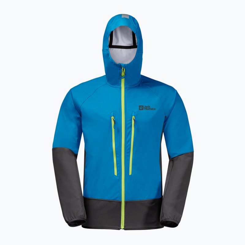 Kurtka softshell męska Jack Wolfskin Alpspitze Hoody blue pacific 8