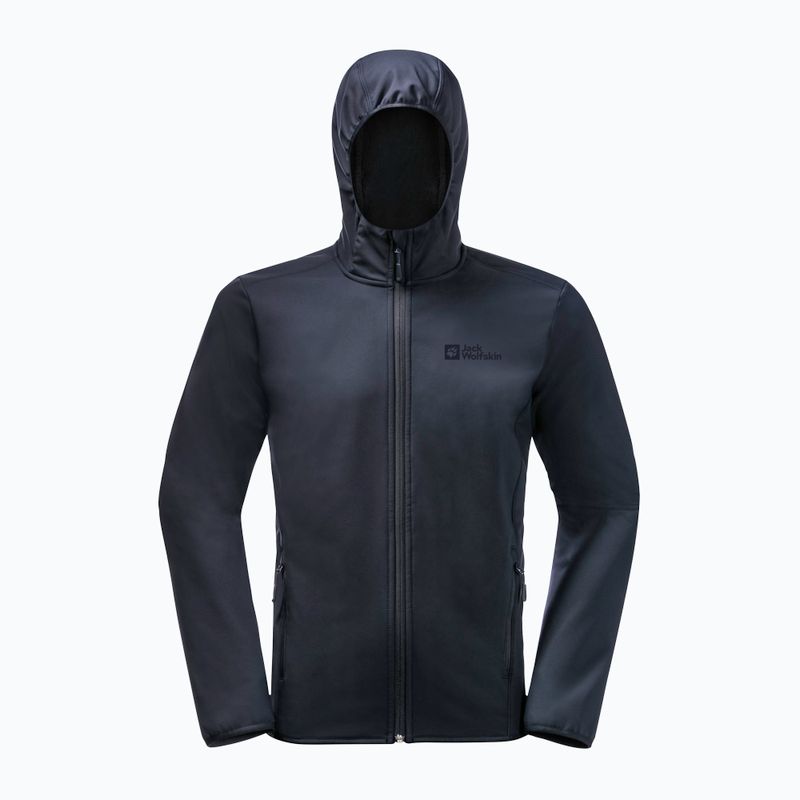 Kurtka softshell męska Jack Wolfskin Bornberg Hoody night blue 7