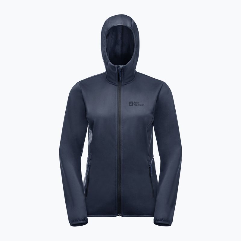 Kurtka softshell damska Jack Wolfskin Windhain Hoody night blue 10