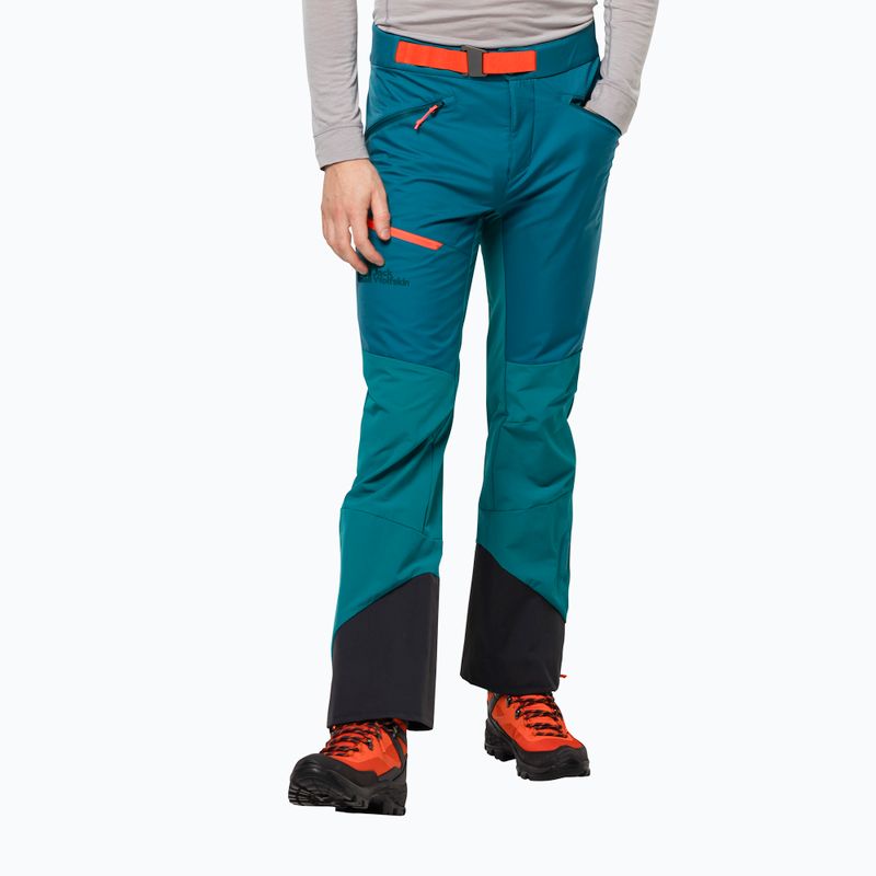 Spodnie skiturowe męskie Jack Wolfskin Alpspitze blue coral