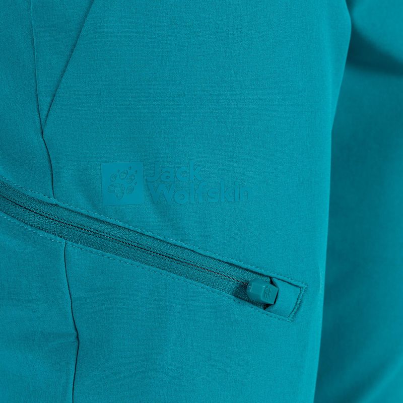 Spodnie softshell damskie Jack Wolfskin Geigelstein blue coral 7