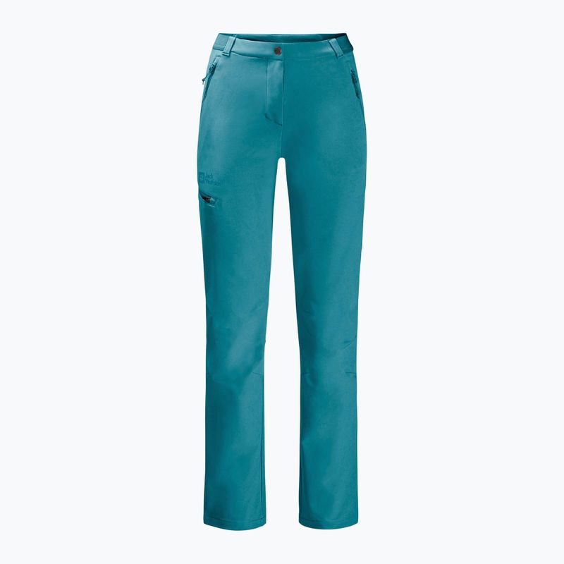 Spodnie softshell damskie Jack Wolfskin Geigelstein blue coral 8