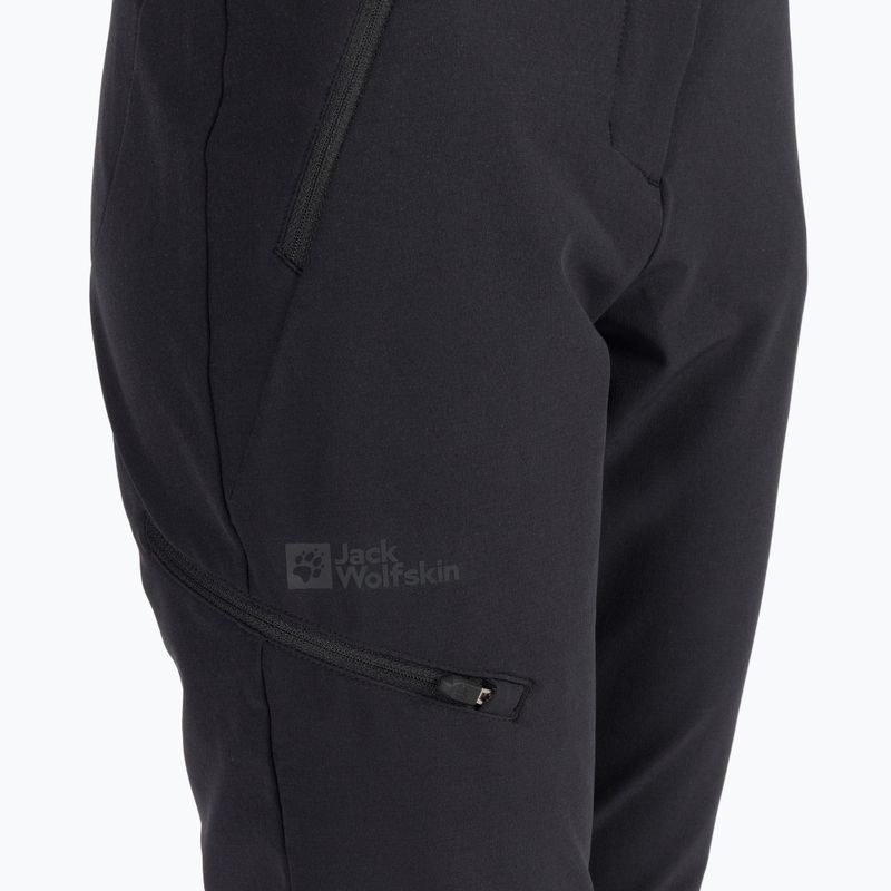 Spodnie softshell damskie Jack Wolfskin Geigelstein black 5